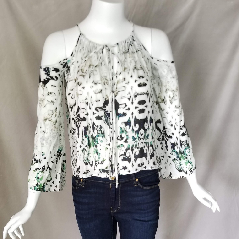 Bold life cold shoulder blouse